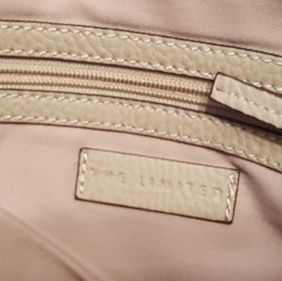NWOT The Limited Beige Shoulder Bag 2 tiny spots - Picture 6 of 10